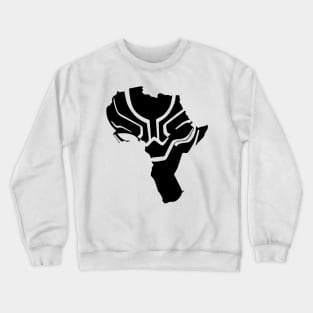 Black Panther in Africa 01- Black Power Crewneck Sweatshirt